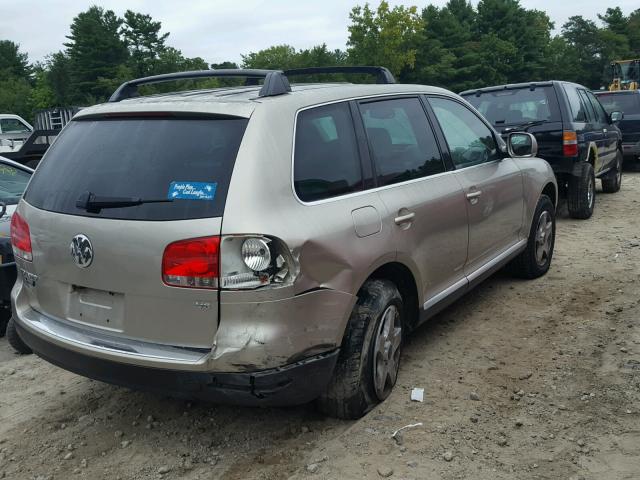 WVGBC67L54D007670 - 2004 VOLKSWAGEN TOUAREG 3. BEIGE photo 4