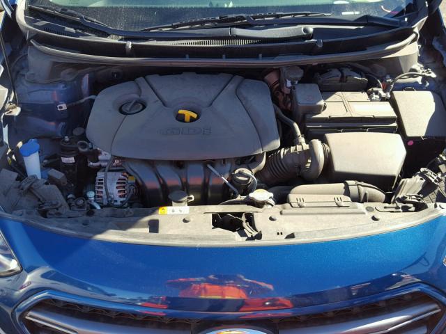 KMHD35LH6GU302897 - 2016 HYUNDAI ELANTRA GT BLUE photo 7