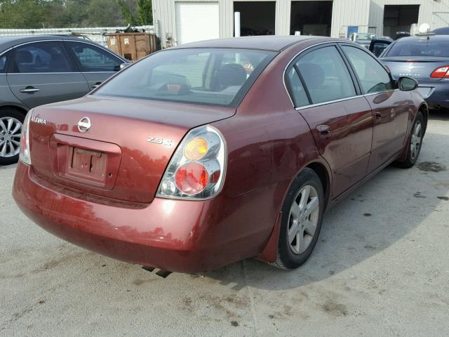 1N4AL11D22C191771 - 2002 NISSAN ALTIMA BAS RED photo 4