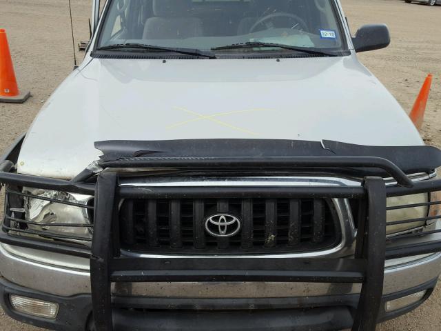 5TESM92N92Z143848 - 2002 TOYOTA TACOMA XTR SILVER photo 7