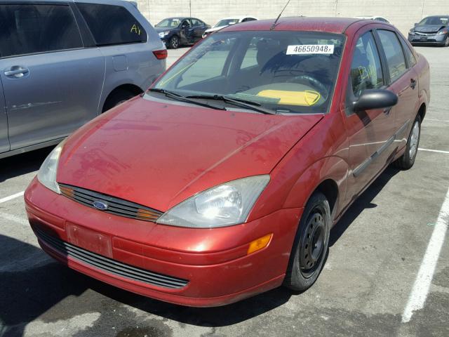 1FAFP33Z44W194770 - 2004 FORD FOCUS LX RED photo 2