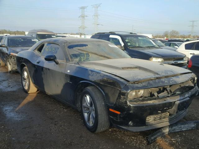 2C3CDZBTXFH761592 - 2015 DODGE CHALLENGER BLACK photo 1