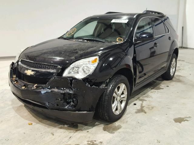 2GNALBEK4E6287382 - 2014 CHEVROLET EQUINOX LT BLACK photo 2