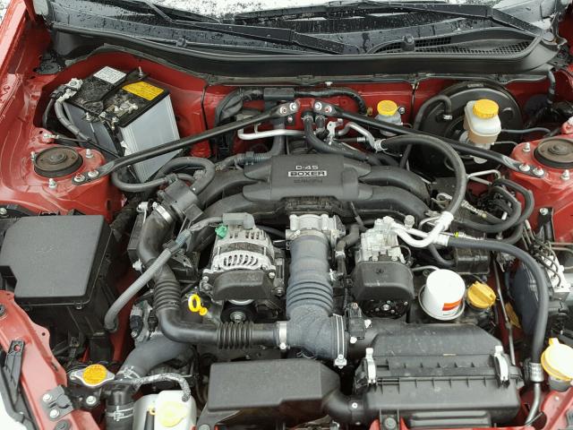 JF1ZNAA1XE9704026 - 2014 TOYOTA SCION FR-S წითელი ფოტო 7