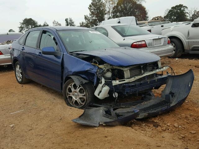 1FAHP36N49W268598 - 2009 FORD FOCUS SES BLUE photo 1