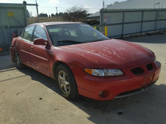 1G2WP52K2YF276050 - 2000 PONTIAC GRAND PRIX RED photo 1