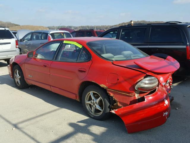 1G2WP52K2YF276050 - 2000 PONTIAC GRAND PRIX RED photo 3