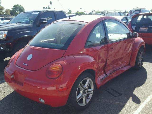 3VWCD31C15M407001 - 2005 VOLKSWAGEN NEW BEETLE RED photo 4