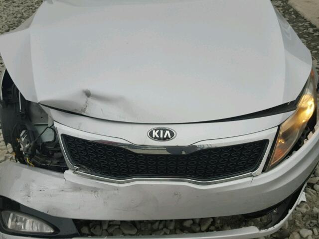 5XXGN4A74DG165198 - 2013 KIA OPTIMA EX SILVER photo 7