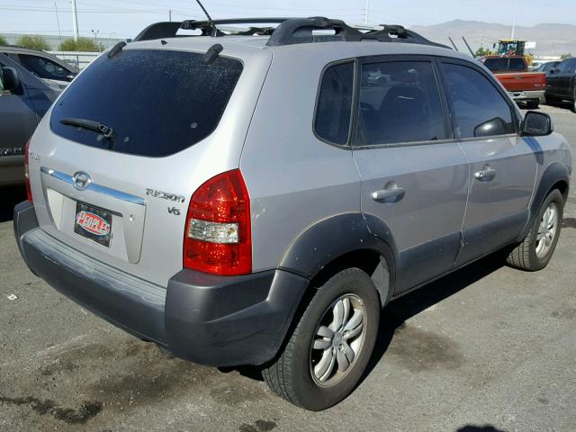 KM8JN12D76U273171 - 2006 HYUNDAI TUCSON GRAY photo 4