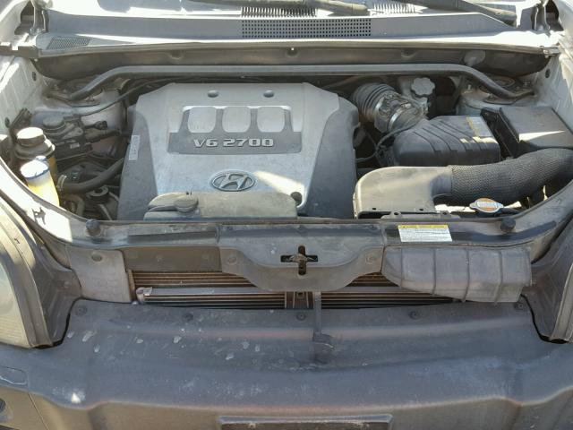 KM8JN12D76U273171 - 2006 HYUNDAI TUCSON GRAY photo 7