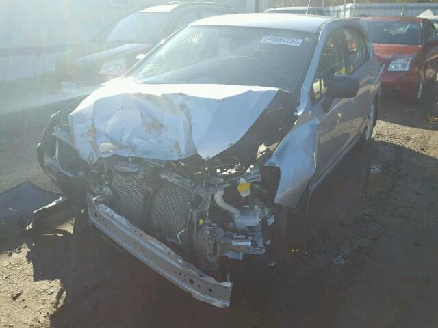 JF1GPAA61EH325662 - 2014 SUBARU IMPREZA BA SILVER photo 2