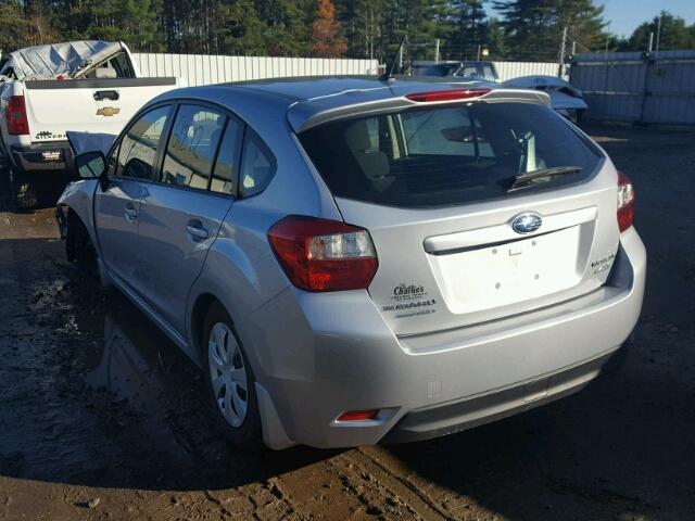 JF1GPAA61EH325662 - 2014 SUBARU IMPREZA BA SILVER photo 3