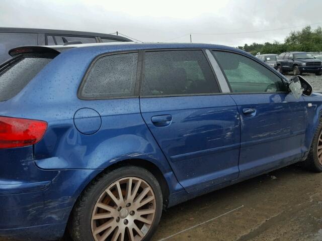 WAUMF78P26A002018 - 2006 AUDI A3 2.0 SPO BLUE photo 9