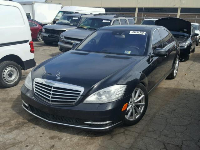 WDDNG8DB9DA525110 - 2013 MERCEDES-BENZ S 350 BLUE BLACK photo 2