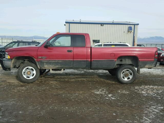3B7KF2361XG174118 - 1999 DODGE RAM 2500 RED photo 9
