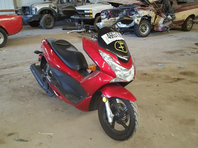 MLHKF1217D5001798 - 2013 HONDA PCX 150 RED photo 1