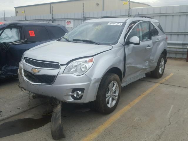 2GNALCEK1F6343768 - 2015 CHEVROLET EQUINOX LT SILVER photo 2