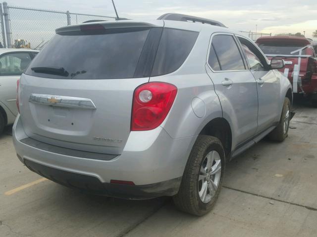 2GNALCEK1F6343768 - 2015 CHEVROLET EQUINOX LT SILVER photo 4