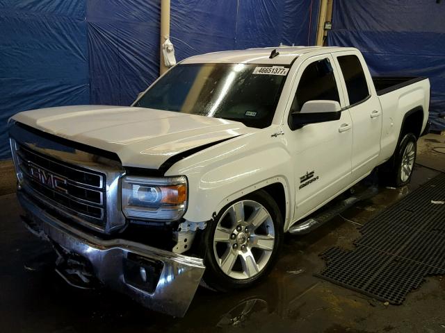 1GTV2UEC9EZ157541 - 2014 GMC SIERRA K15 WHITE photo 2