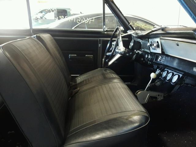 116377W202964 - 1967 CHEVROLET NOVA BLUE photo 5