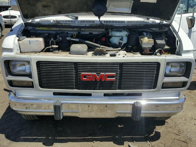 1GJGG39K1SF557637 - 1995 GMC RALLY WAGO WHITE photo 7