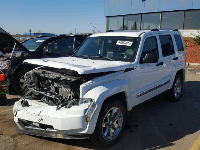 1J4PN5GK0BW531696 - 2011 JEEP LIBERTY WHITE photo 2