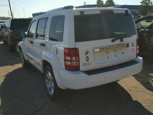 1J4PN5GK0BW531696 - 2011 JEEP LIBERTY WHITE photo 3