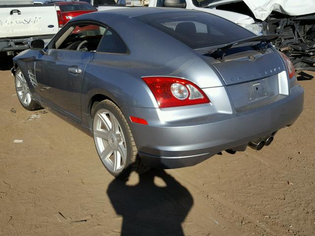 1C3AN69L84X022206 - 2004 CHRYSLER CROSSFIRE SILVER photo 3