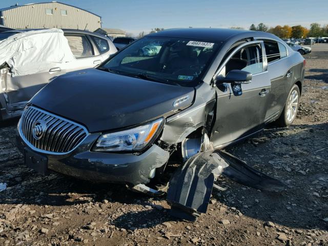 1G4GB5G36EF102294 - 2014 BUICK LACROSSE CHARCOAL photo 2