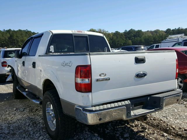 1FTPW14554KB94933 - 2004 FORD F150 SUPER WHITE photo 3