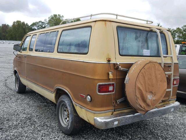 B22BF5X150095 - 1975 DODGE VAN TWO TONE photo 3