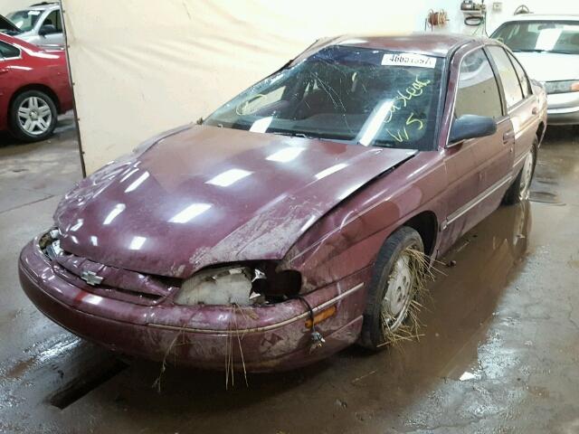 2G1WL52M5W9246743 - 1998 CHEVROLET LUMINA BAS MAROON photo 2