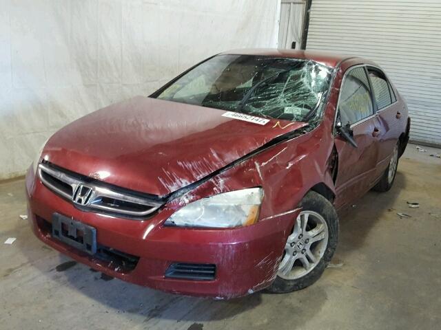 1HGCM56317A021347 - 2007 HONDA ACCORD SE RED photo 9