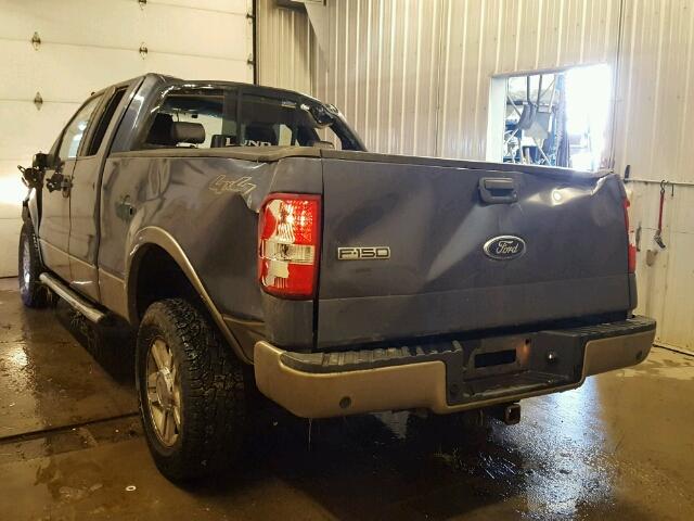 1FTPX14576NA48743 - 2006 FORD F150 GRAY photo 3