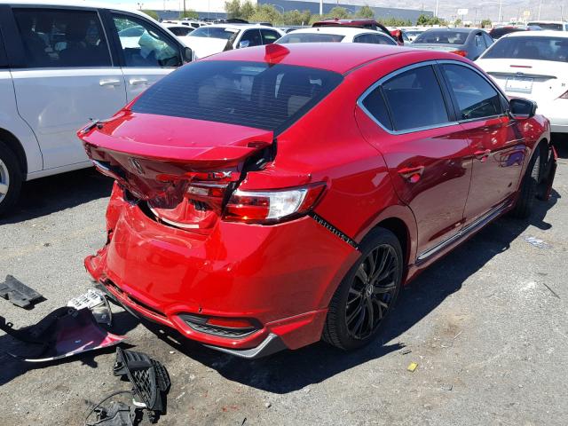 19UDE2F35HA004911 - 2017 ACURA ILX BASE RED photo 4