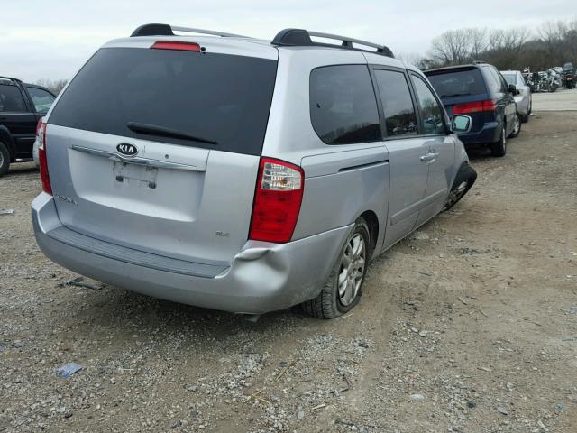 KNDMB233186241507 - 2008 KIA SEDONA EX GRAY photo 4