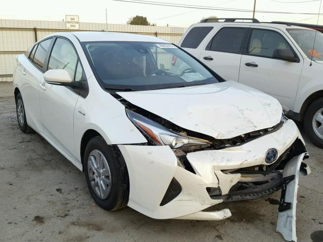 JTDKBRFU2H3542907 - 2017 TOYOTA PRIUS WHITE photo 1