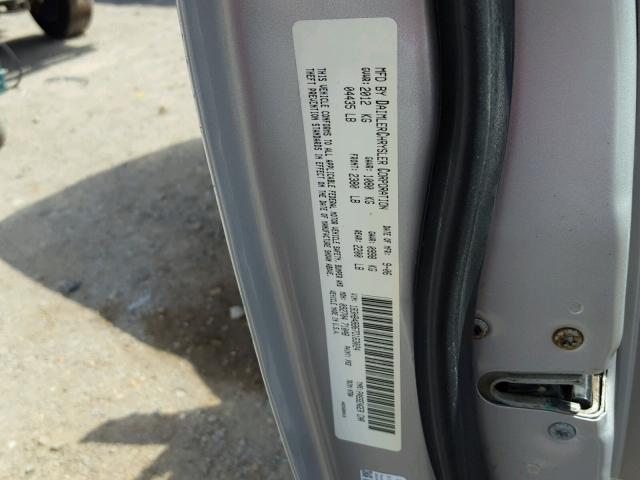 1B3HB48B67D163024 - 2007 DODGE CALIBER SX SILVER photo 10