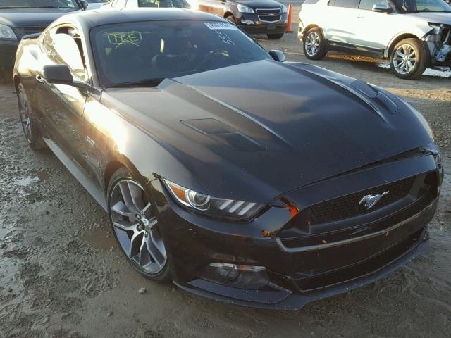 1FA6P8CF1F5424454 - 2015 FORD MUSTANG GT BLACK photo 1