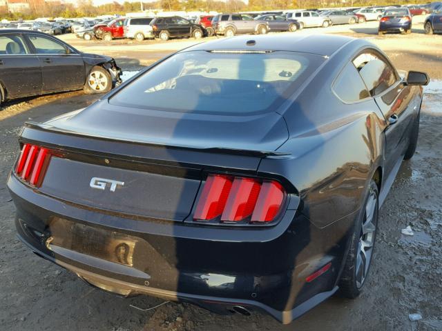 1FA6P8CF1F5424454 - 2015 FORD MUSTANG GT BLACK photo 4