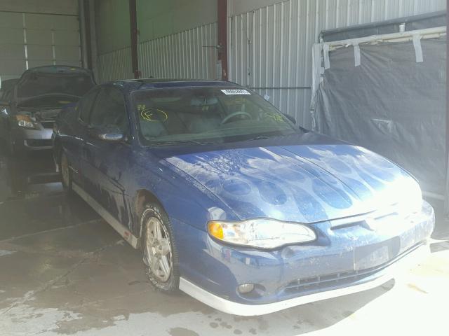 2G1WX12K939369095 - 2003 CHEVROLET MONTE CARL BLUE photo 1