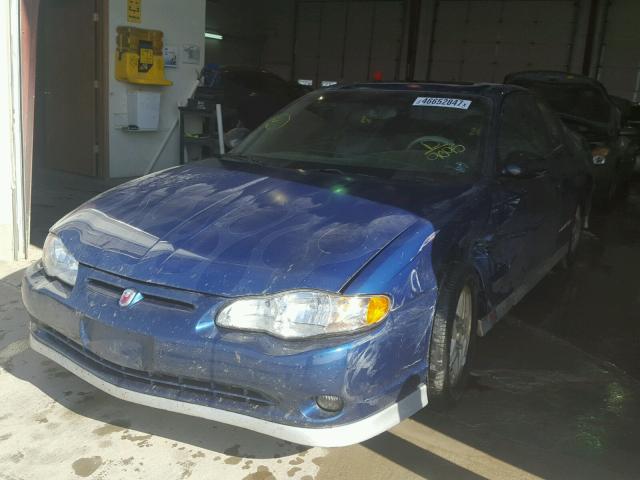 2G1WX12K939369095 - 2003 CHEVROLET MONTE CARL BLUE photo 2