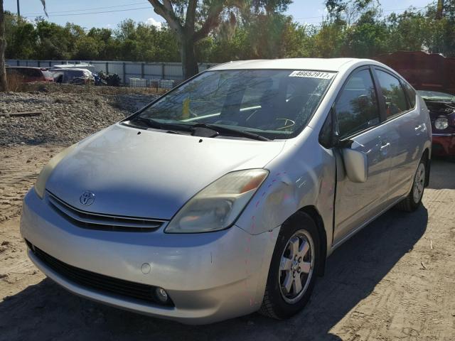 JTDKB20U540036094 - 2004 TOYOTA PRIUS SILVER photo 2