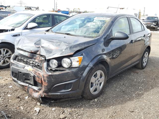 1G1JA5SH3G4167899 - 2016 CHEVROLET SONIC LS GRAY photo 2