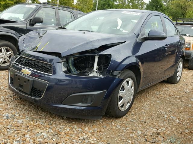 1G1JA5SH4G4125581 - 2016 CHEVROLET SONIC LS BLUE photo 2