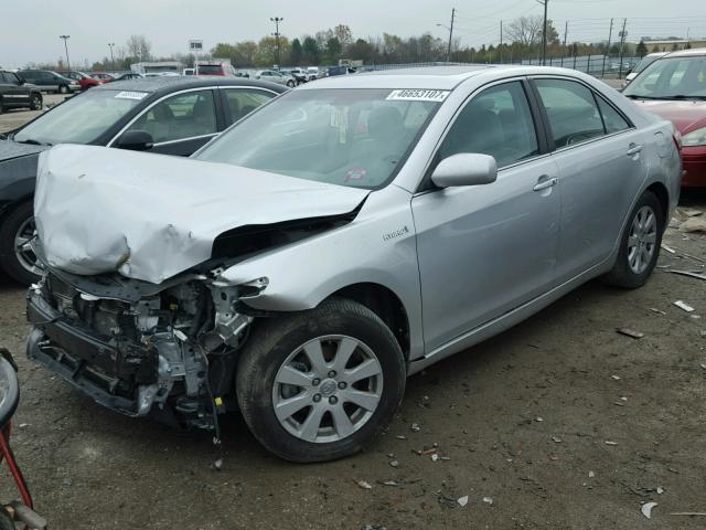 4T1BB46K78U046931 - 2008 TOYOTA CAMRY HYBR BLACK photo 2