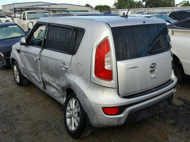 KNDJT2A65D7771979 - 2013 KIA SOUL + SILVER photo 3