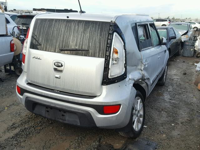 KNDJT2A65D7771979 - 2013 KIA SOUL + SILVER photo 4