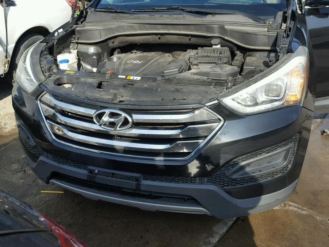 5XYZTDLB2DG037053 - 2013 HYUNDAI SANTA FE S BLACK photo 7